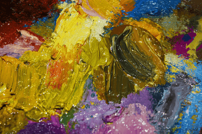 Colorful Paints Abstract Design Print 100% Australian Made