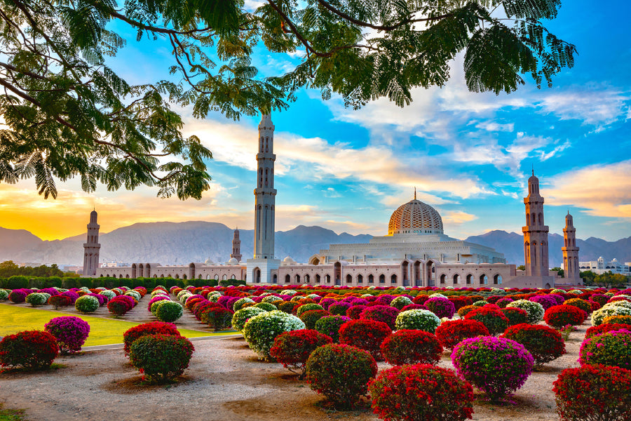 Grand Mosque View Photograph Muscat Oman Print 100% Australian Made