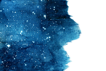 Blue & White Abstract Design Print 100% Australian Made