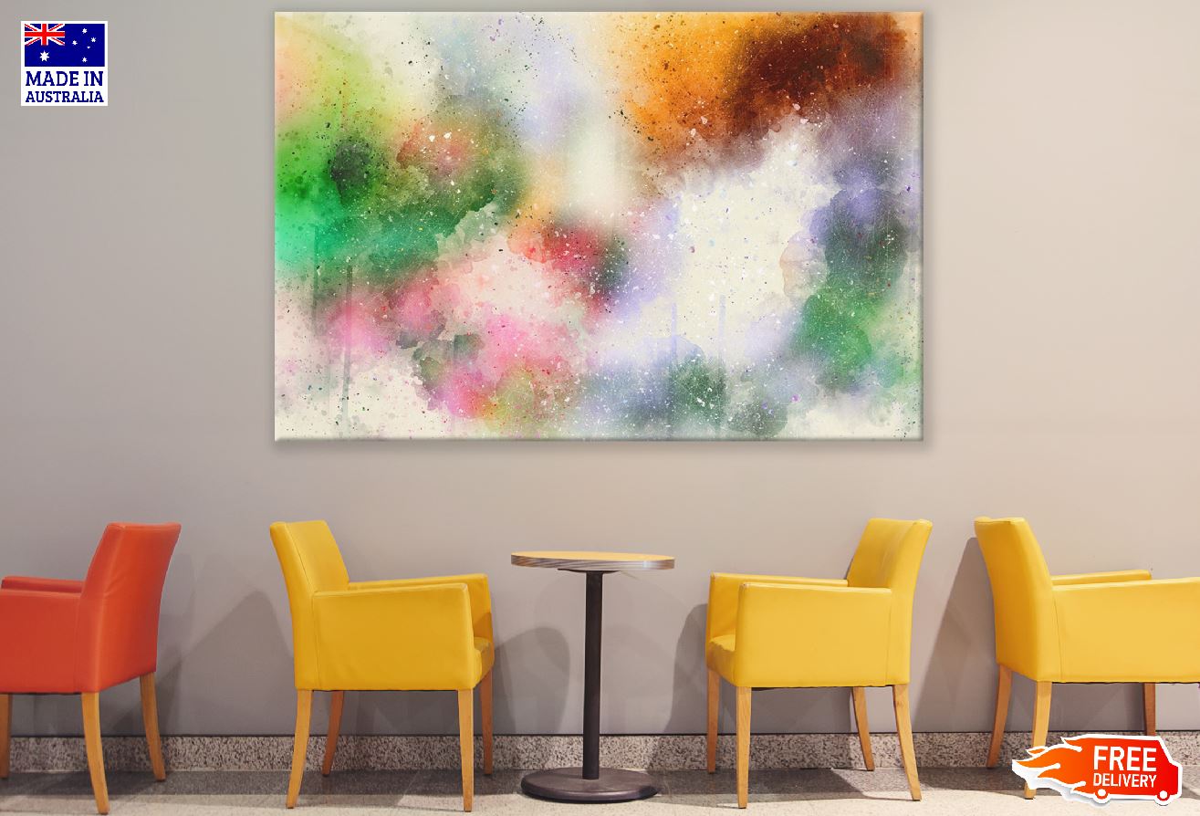 Colorful Abstract Design Print 100% Australian Made