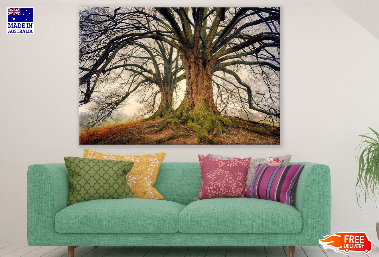 Old Tree in Winter Photograph Print 100% Australian Made