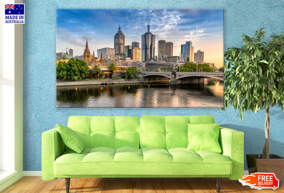 Yarra River & Melbourne City View Photograph Print 100% Australian Made