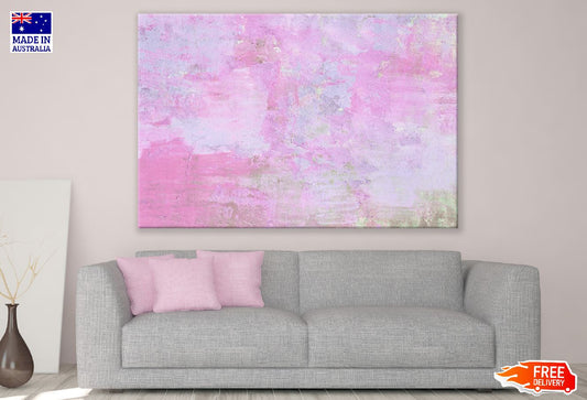 Pink Color Abstract Design Print 100% Australian Made