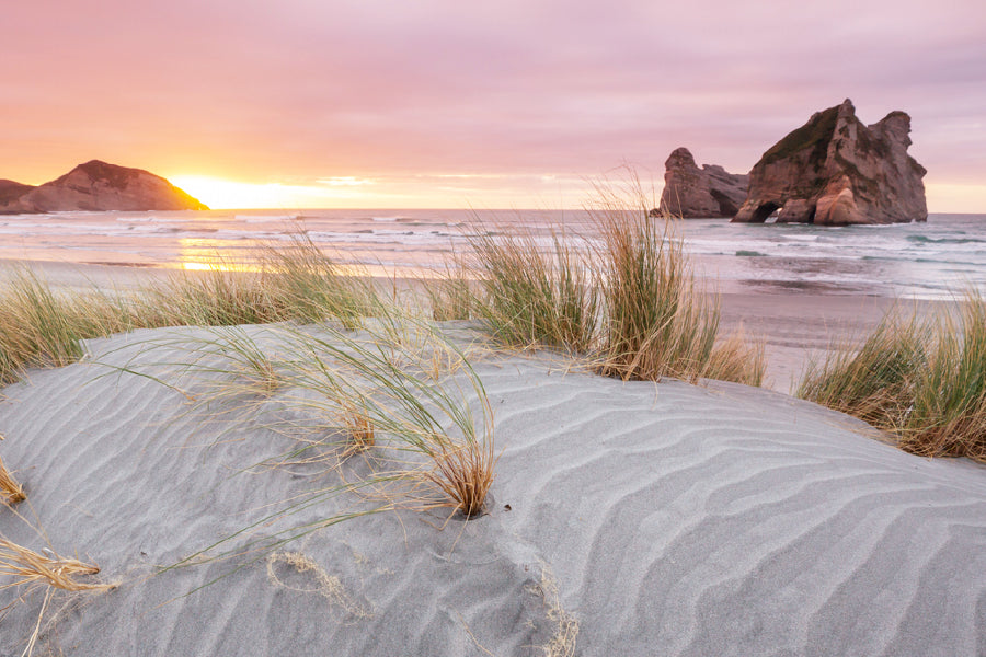 Sand Dune at Pacific Ocean Beach View Photograph Print 100% Australian Made