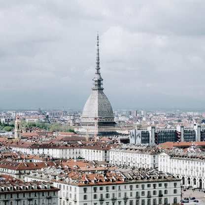 Square Canvas Mole Antonelliana City View Photograph High Quality Print 100% Australian Made