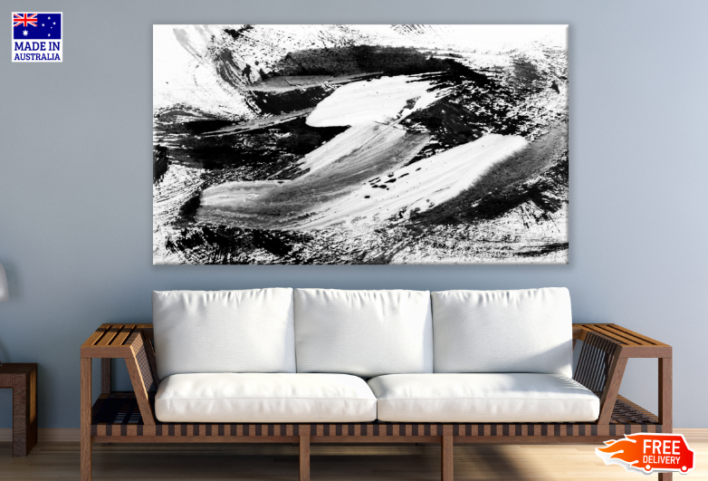 B&W Abstract Design Print 100% Australian Made