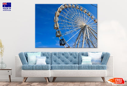 Ferris Wheel Sky View Photograph in Kontraktova Kiev Print 100% Australian Made