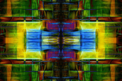 Colorful Abstract Design Print 100% Australian Made