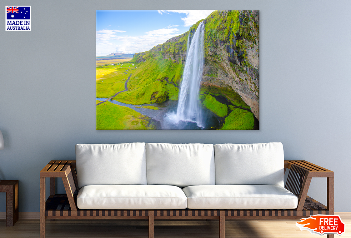 Waterfall & Nature Forest View Print 100% Australian Made