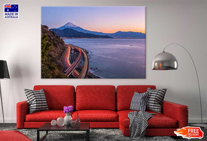 Mt.Fuji & Suruga Bay Scenery View Photograph Print 100% Australian Made