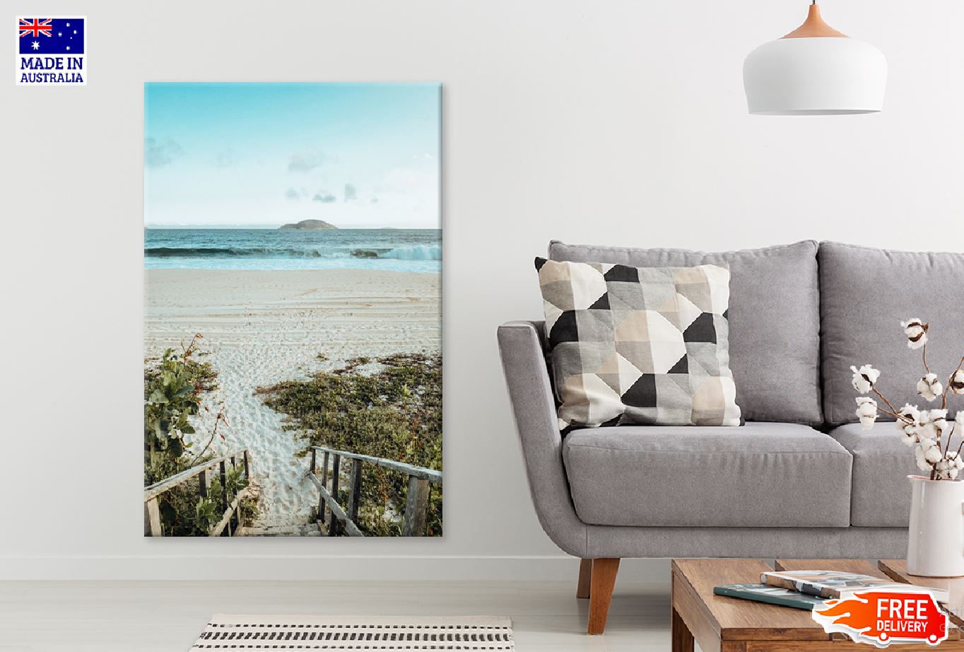 Rio de Janeiro Beach Waves View Photograph Print 100% Australian Made