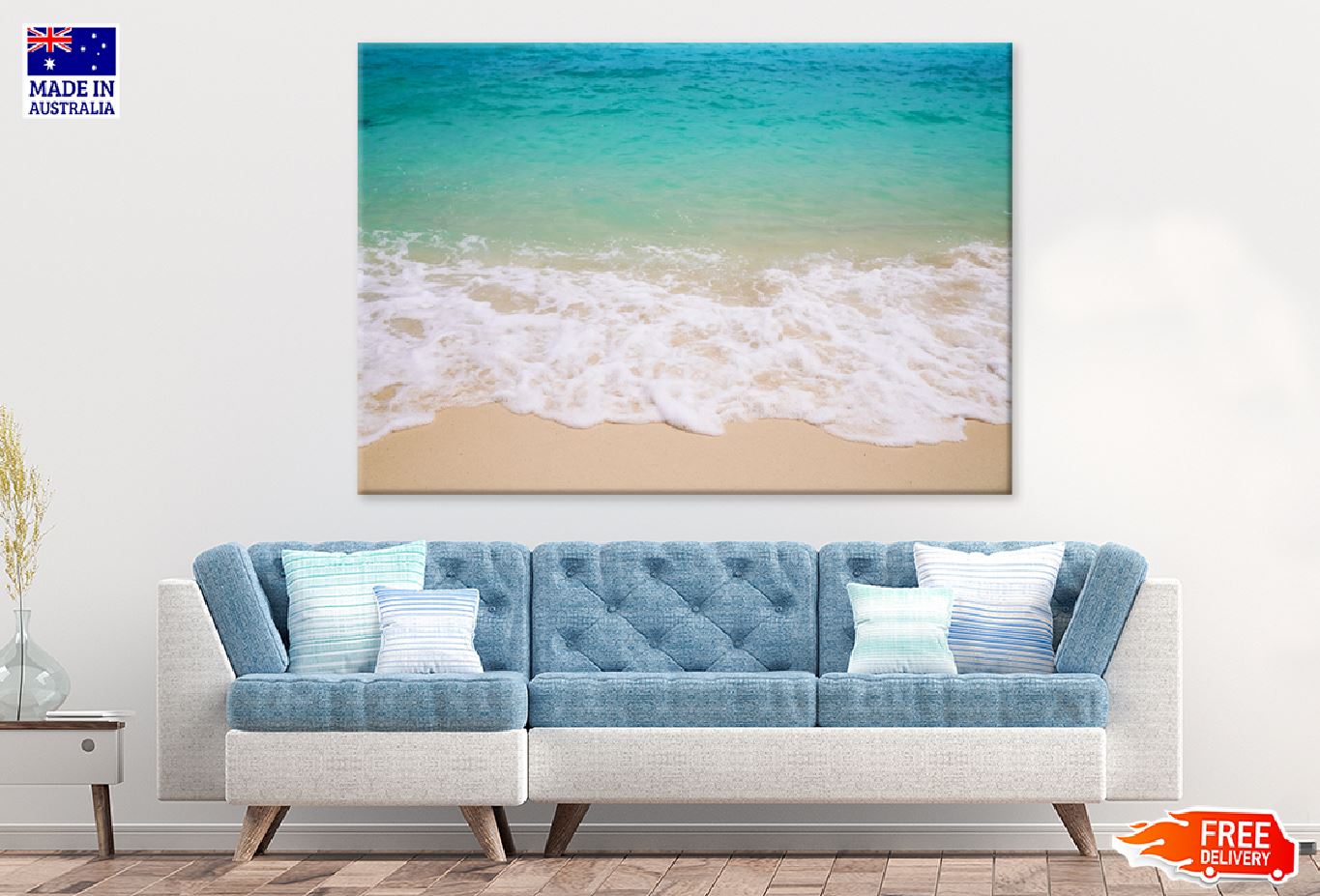 Wave Bubble Flow on Lipe Island View Photograph Print 100% Australian Made