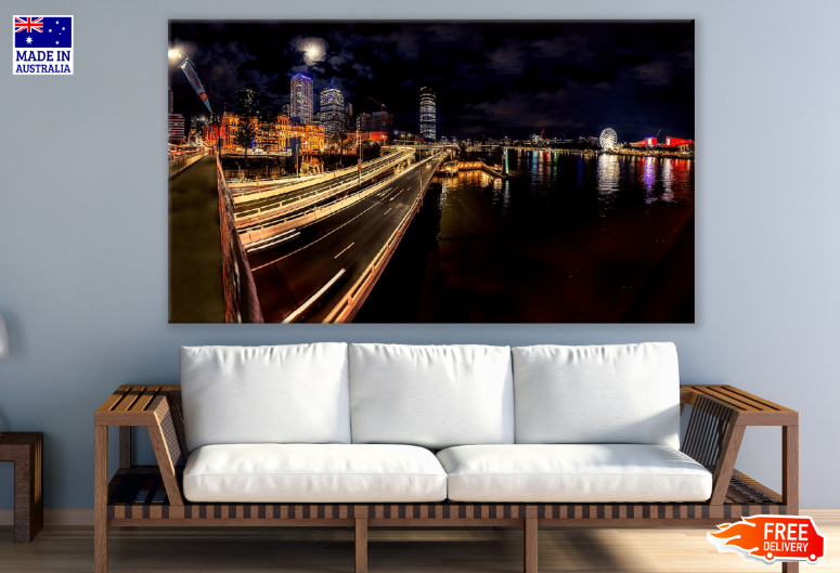 City Night View Print 100% Australian Made
