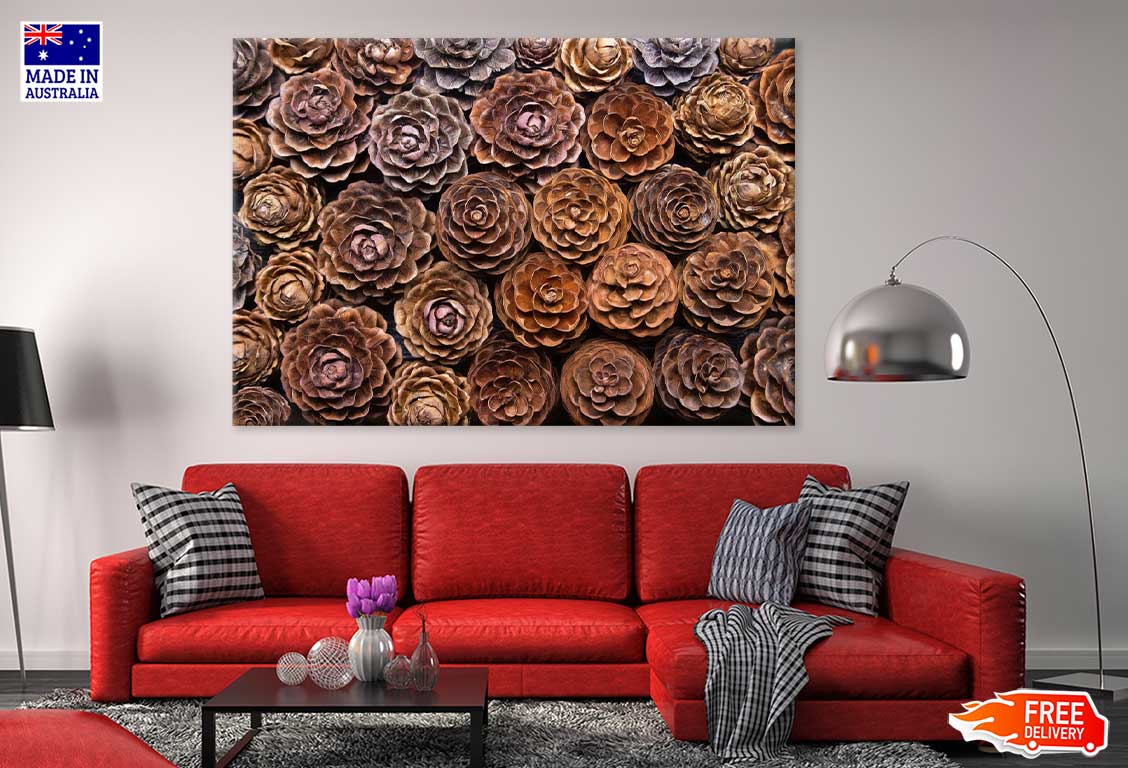 Larch Pine Cones Closeup View Photograph Print 100% Australian Made