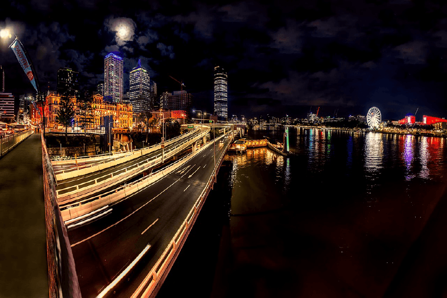 City Night View Print 100% Australian Made