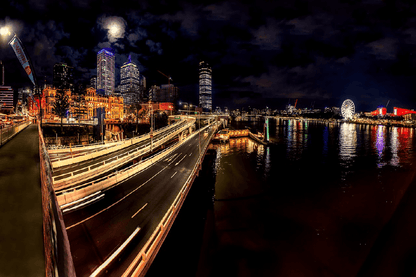City Night View Print 100% Australian Made
