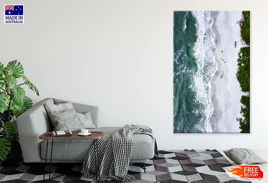 Trees & Sea Aerial View Photograph Print 100% Australian Made