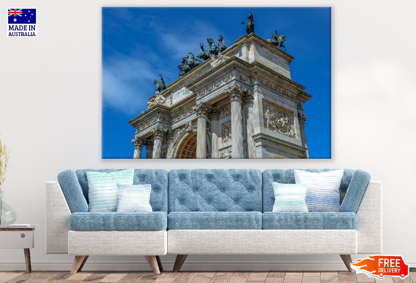 Arco della Pace View Photograph Milan, Italy Print 100% Australian Made