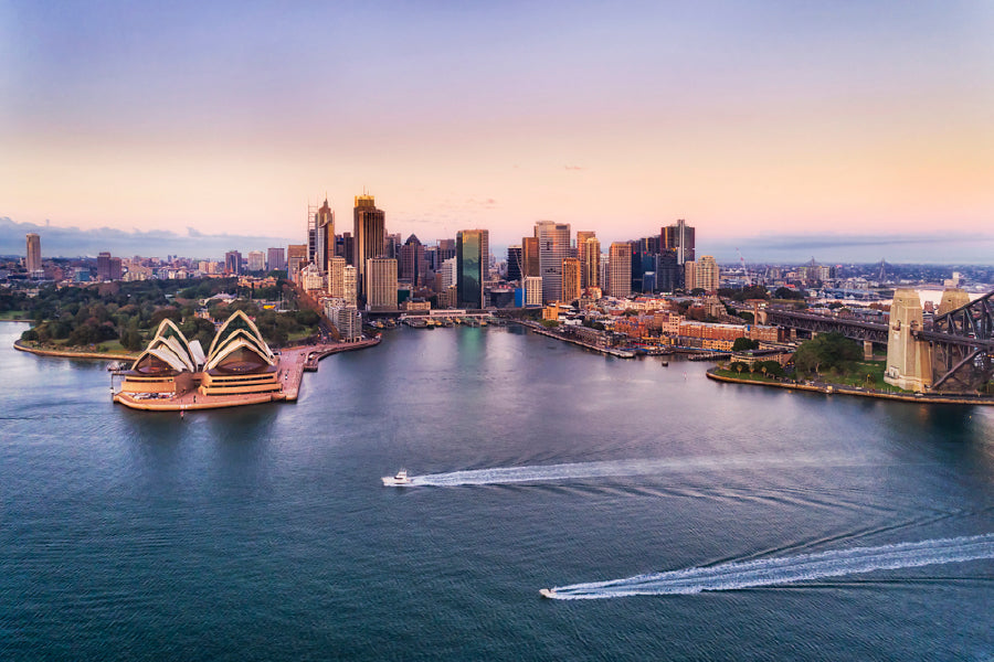 Boats on Sydney Harbour View Photograph Print 100% Australian Made