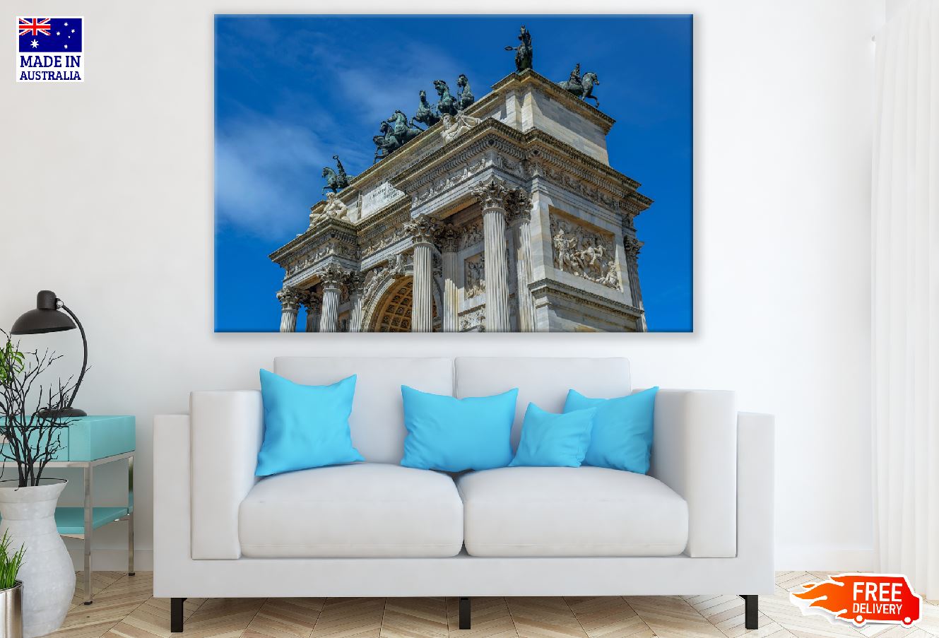 Arco della Pace View Photograph Milan, Italy Print 100% Australian Made