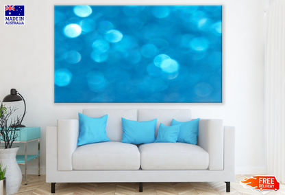 Blue Abstract Design Print 100% Australian Made