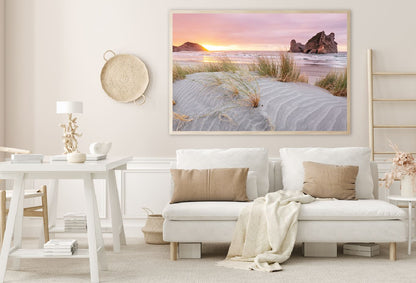 Sand Dune at Pacific Ocean Beach Photograph Home Decor Premium Quality Poster Print Choose Your Sizes