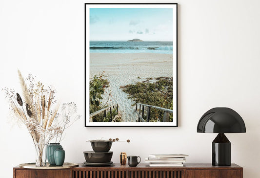 Rio de Janeiro Beach Waves View Photograph Home Decor Premium Quality Poster Print Choose Your Sizes