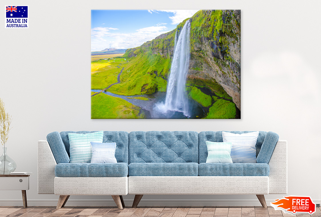 Waterfall & Nature Forest View Print 100% Australian Made