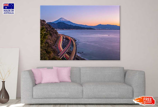 Mt.Fuji & Suruga Bay Scenery View Photograph Print 100% Australian Made