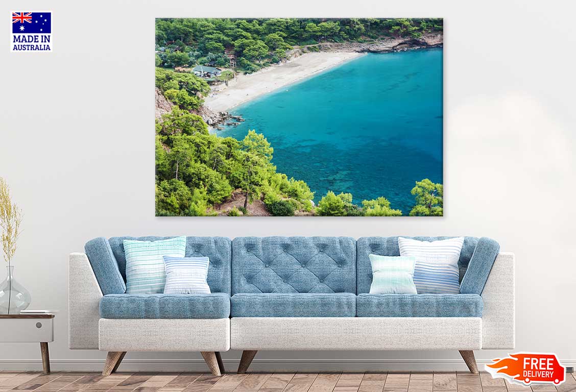 Kabak Beach Skyline View Photograph Turkey Print 100% Australian Made