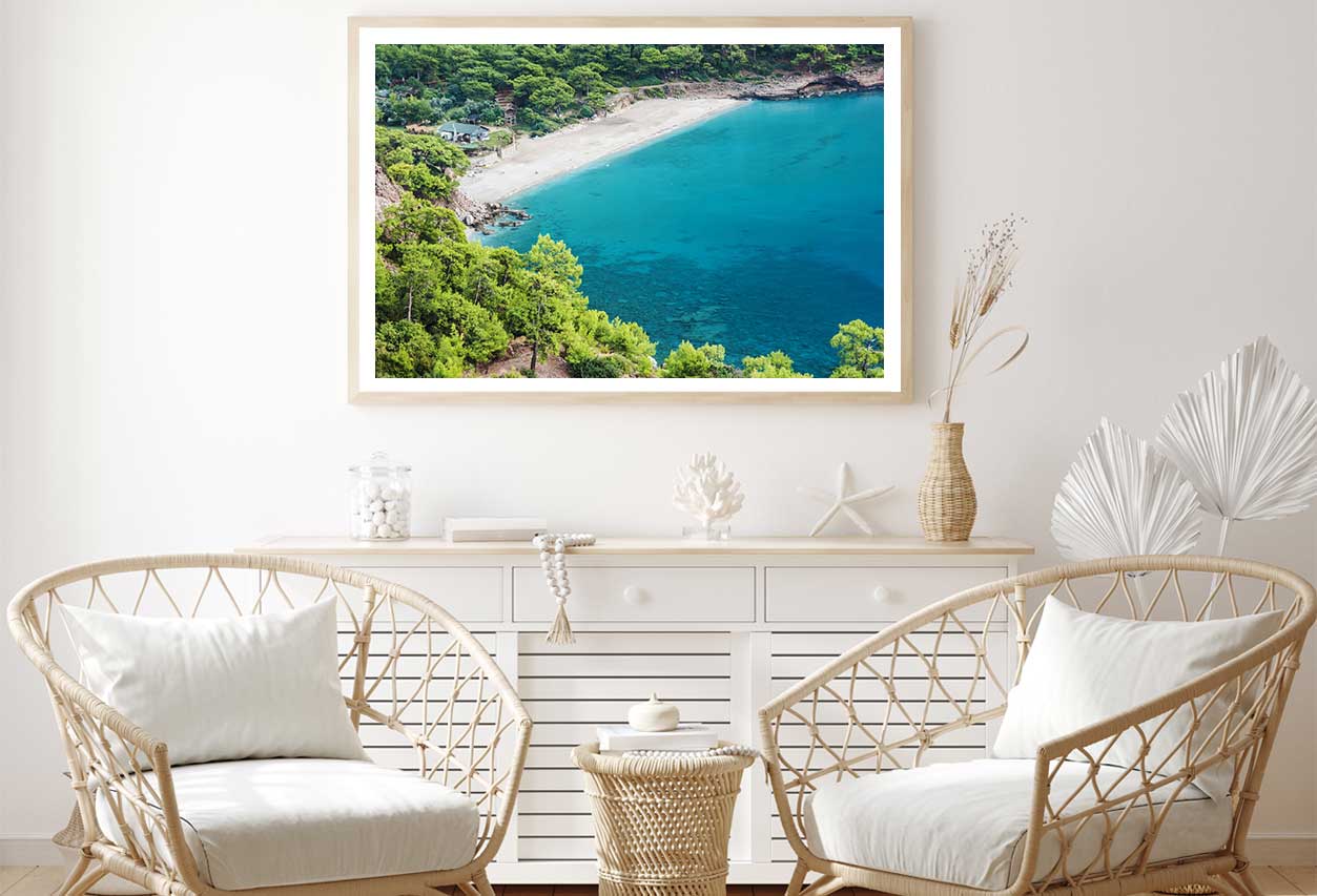 Kabak Beach Skyline View Photograph Turkey Home Decor Premium Quality Poster Print Choose Your Sizes