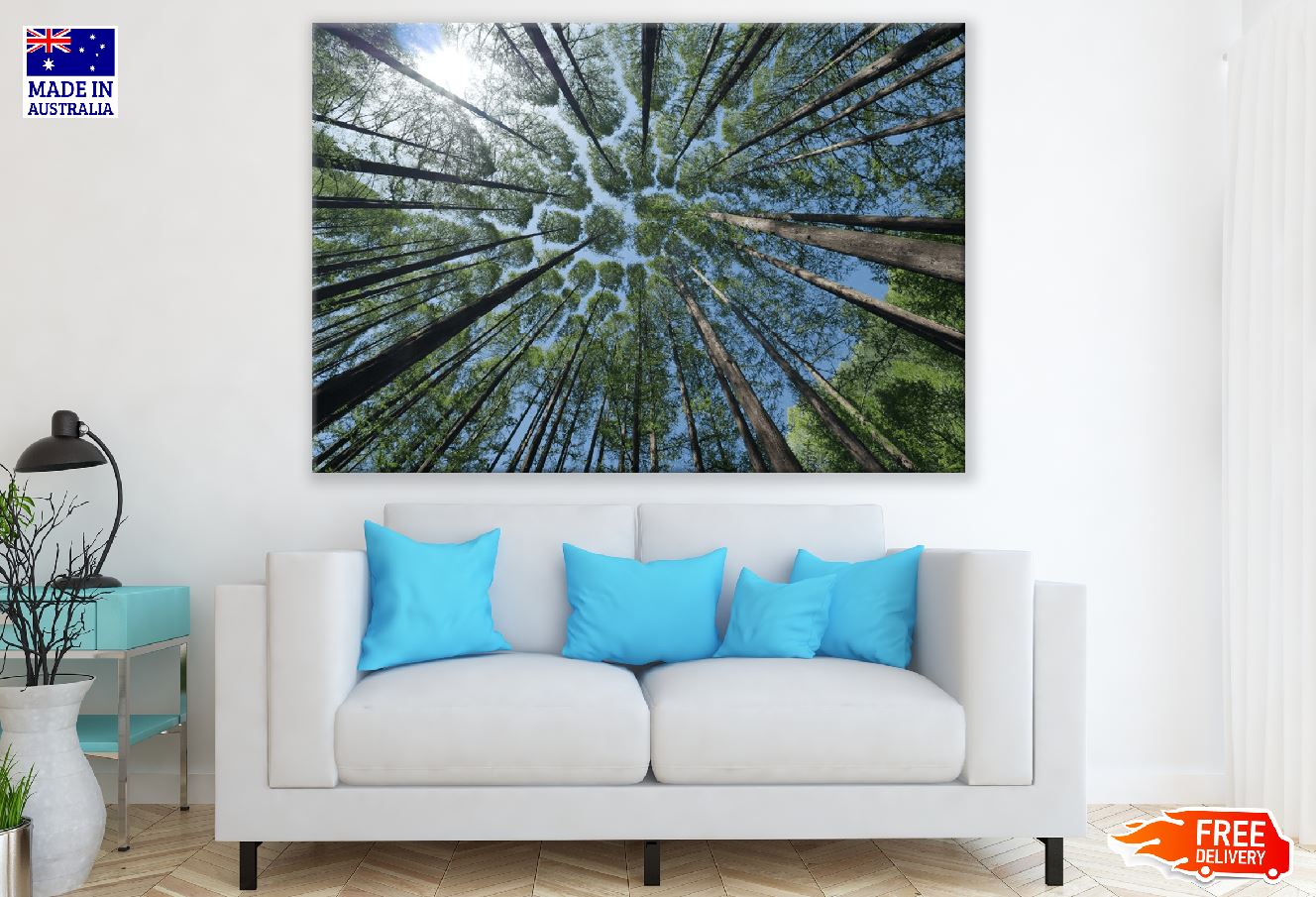 Long Trees Landscape Photograph Print 100% Australian Made