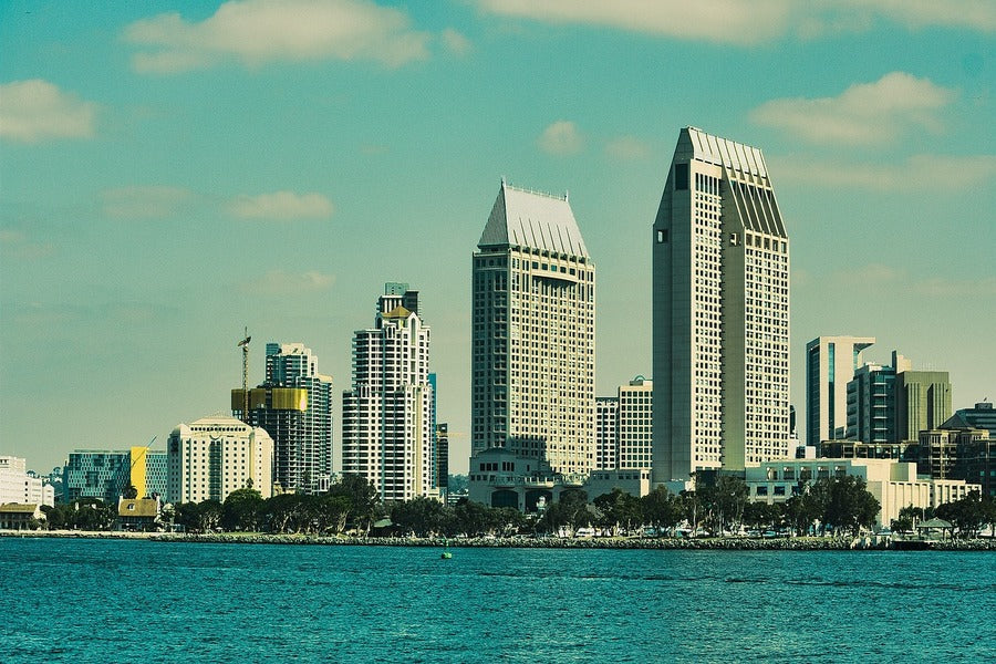 Downtown San Diego View Photograph, California USA Print 100% Australian Made