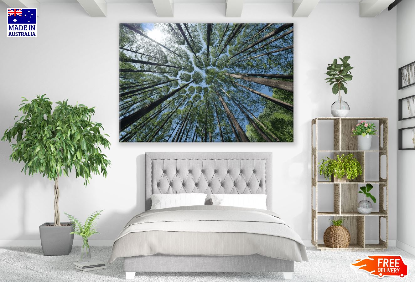 Long Trees Landscape Photograph Print 100% Australian Made