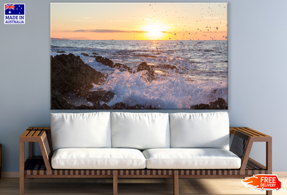 Stunning Beach Sunset Photograph Print 100% Australian Made