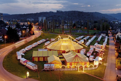 Circus Monti Switzerland Night View Photograph Print 100% Australian Made