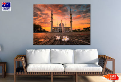 Abdul Aziz Shah Mosque Sunset Photograph Print 100% Australian Made