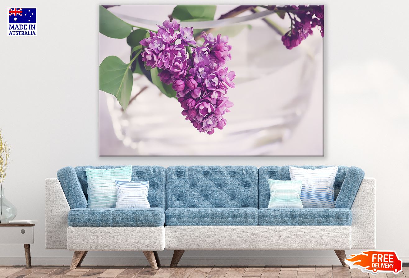 Purple Lilac Flowers Photograph Print 100% Australian Made