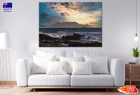 Sea Sunset Sky View Photograph Print 100% Australian Made