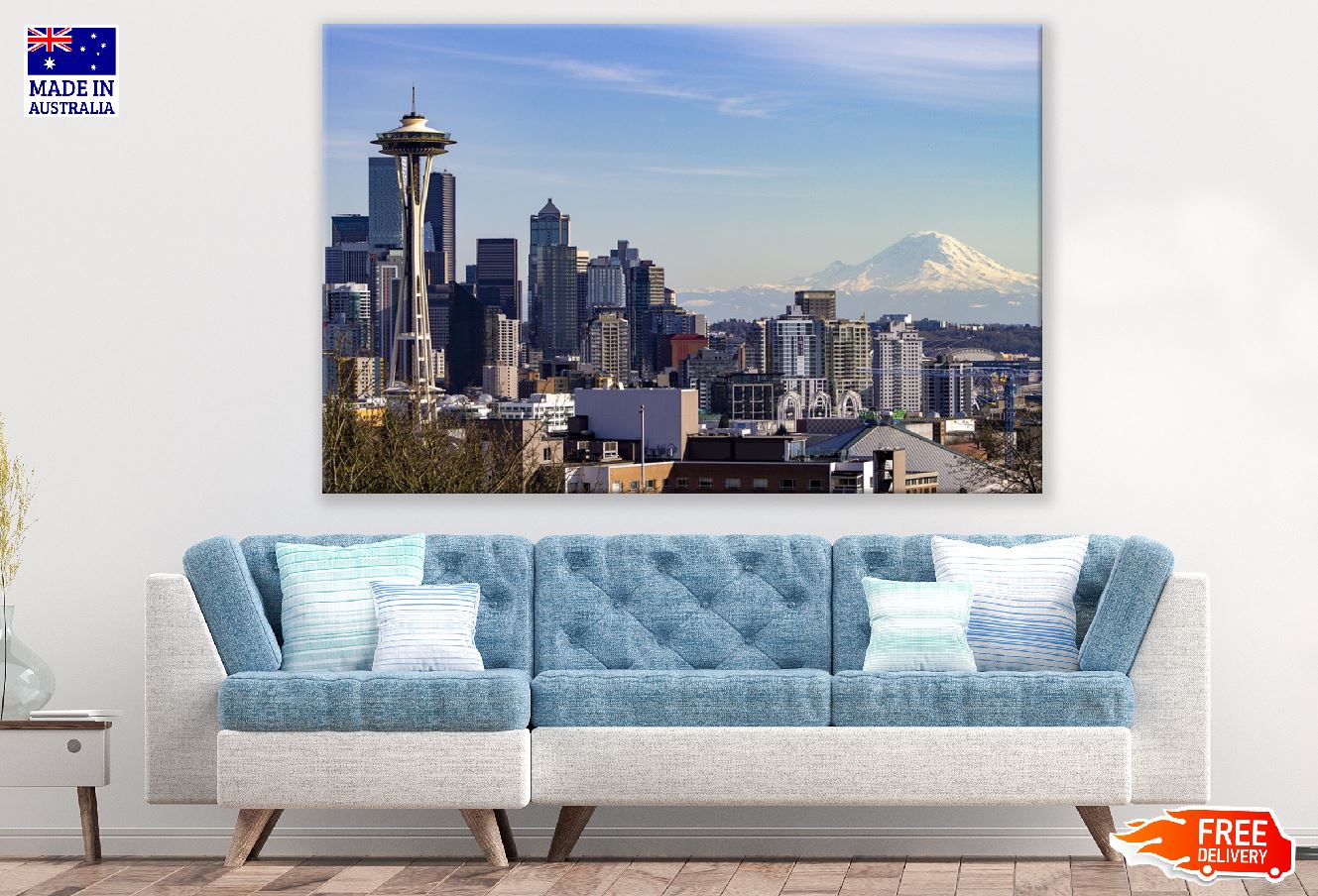 Kerry Park Seattle Cityscape Photograph, Washington Print 100% Australian Made