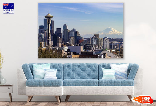 Kerry Park Seattle Cityscape Photograph, Washington Print 100% Australian Made