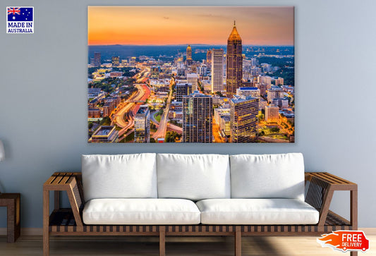 Atlanta, Georgia, USA Sunset Photograph Print 100% Australian Made