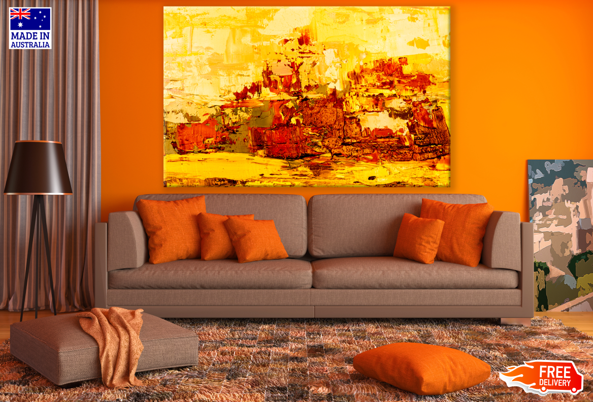 Abstract Colourful Painting Print 100% Australian Made