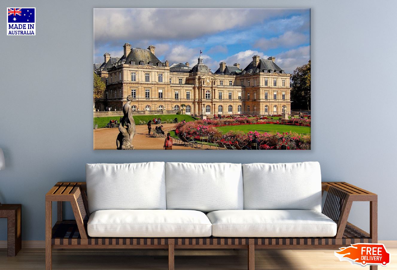 Luxembourg Palace and Gardens Photograph, France Print 100% Australian Made