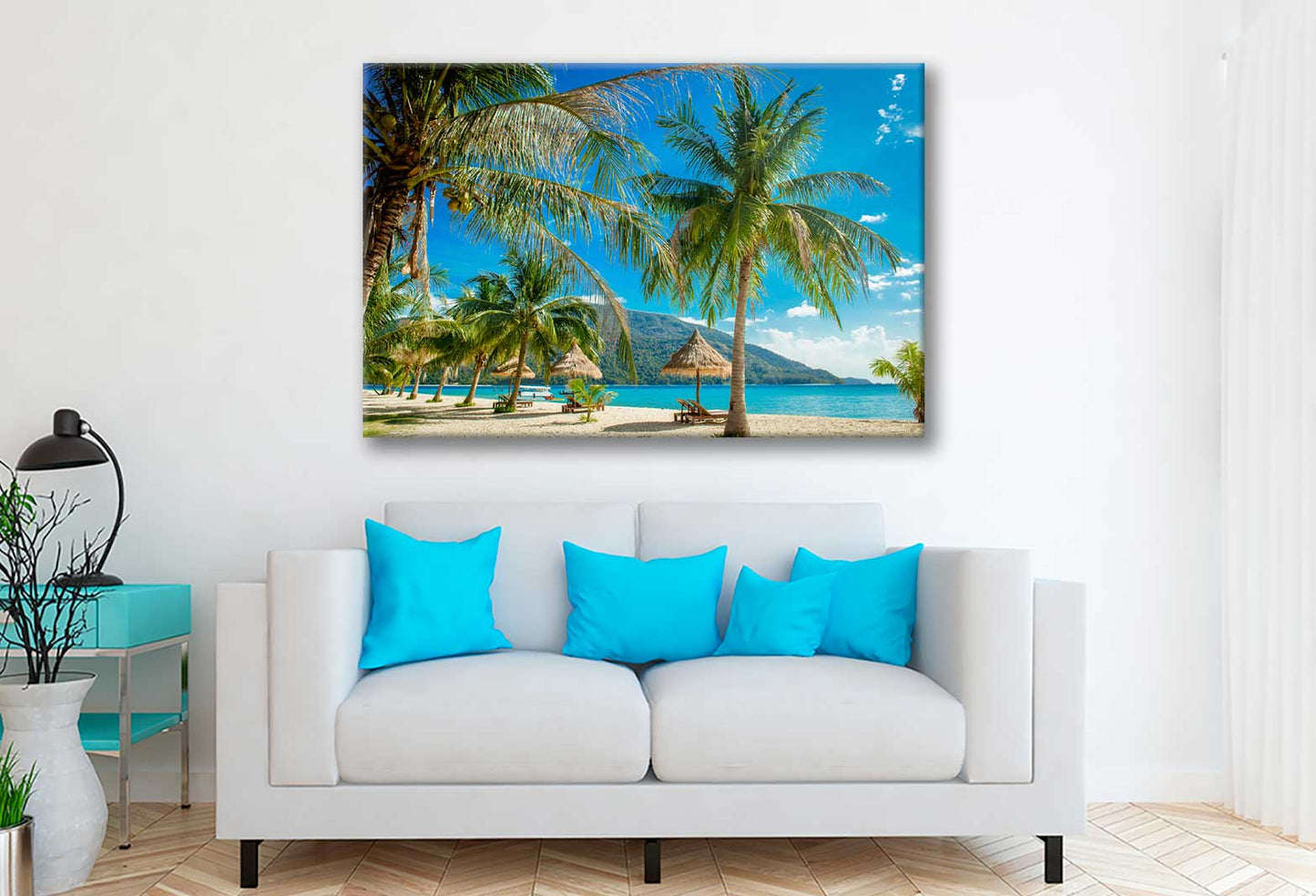 Bella Home Tropical Island Beach Thailand Print Canvas Ready to hang