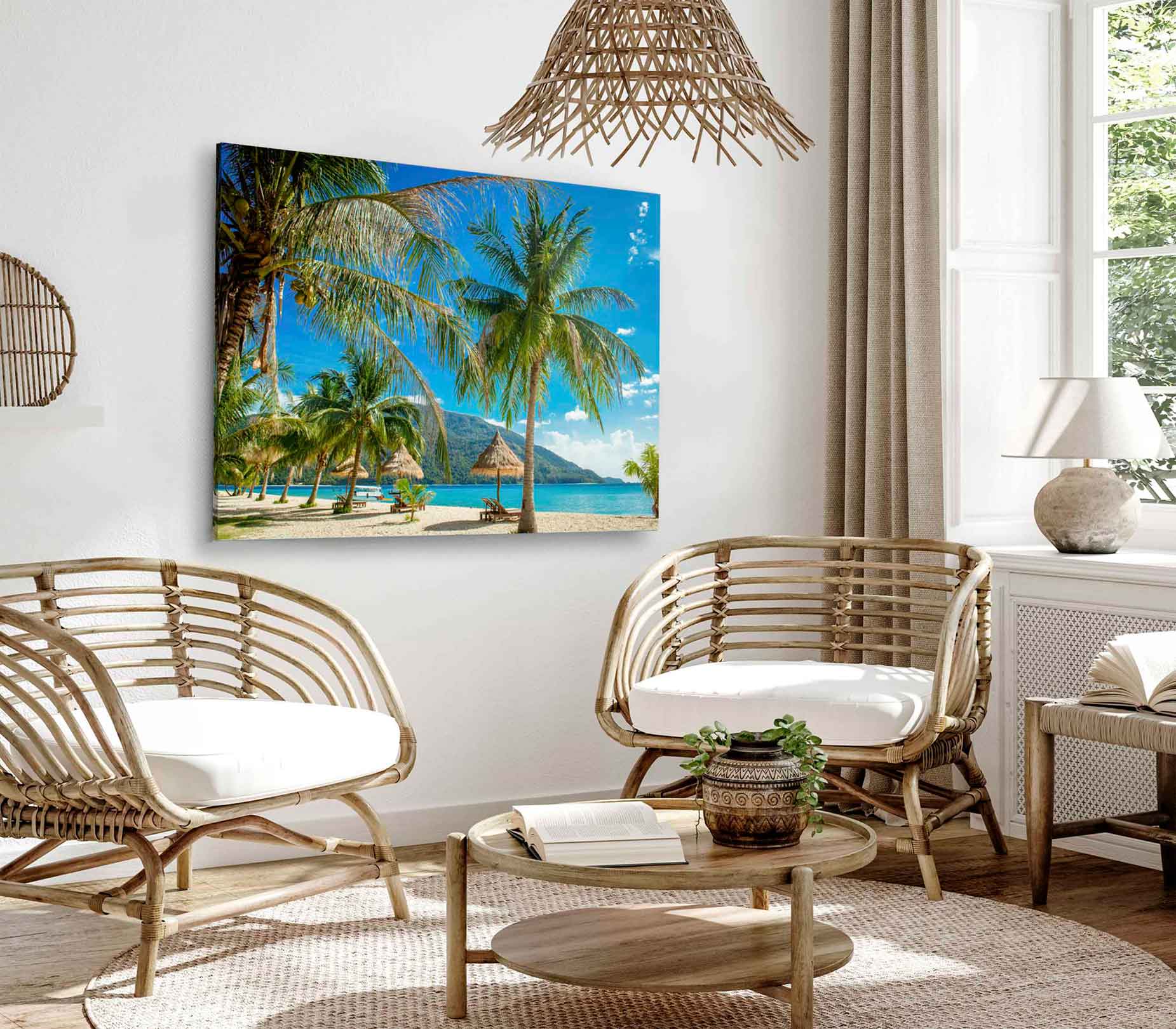 Bella Home Tropical Island Beach Thailand Print Canvas Ready to hang