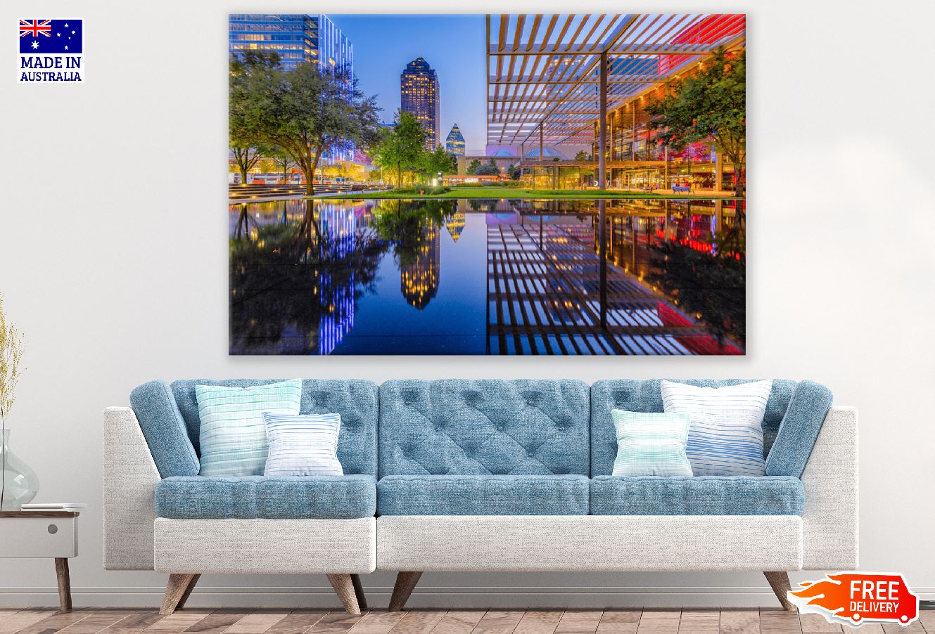 Dallas, Texas, USA Downtown Cityscape Photograph Print 100% Australian Made