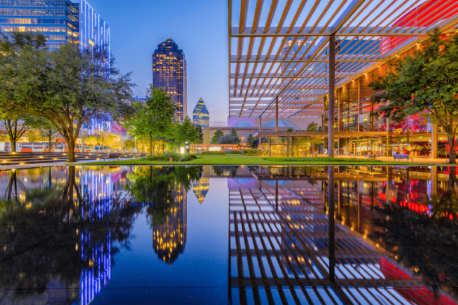 Dallas, Texas, USA Downtown Cityscape Photograph Print 100% Australian Made
