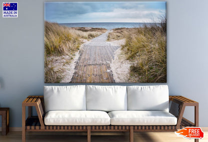 Road Between Field Print 100% Australian Made