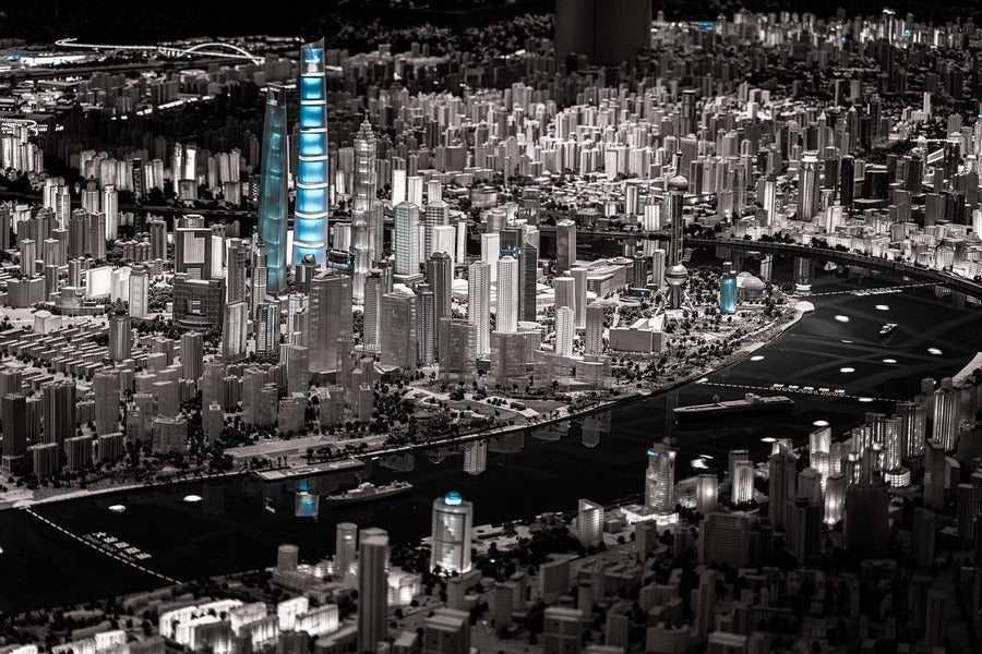Shanghai City 3D Design, China Print 100% Australian Made